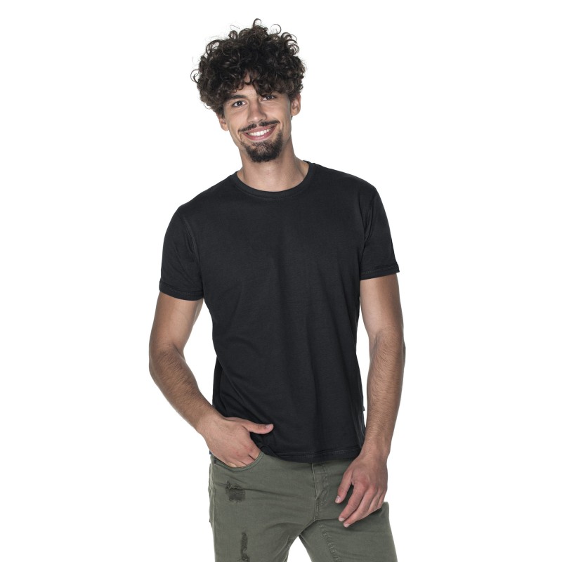 T-shirt Moss Plus Crimson Cut 21208 100% halbgekämmte Baumwolle Ring-spun 200g/m2