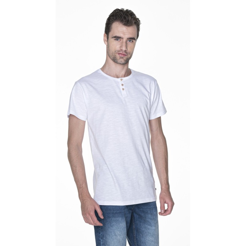 T-shirt Button Crimson Cut 21230 100% gekämmte Baumwolle ring-spun 170g/m2