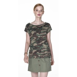 Koszulka Camo Lady Crimson Cut 21353 100% bawełna 170g/m2