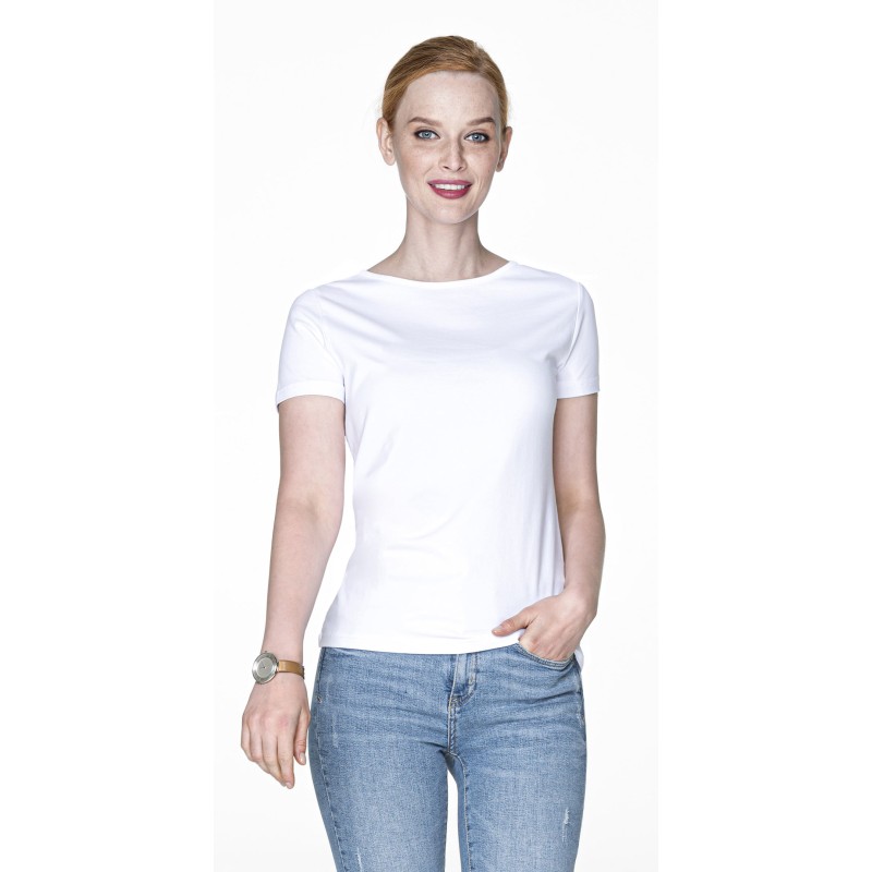 Koszulka Ladies' Slim Crimson Cut 21603 95% bawełna, 5% elastan 200g/m2