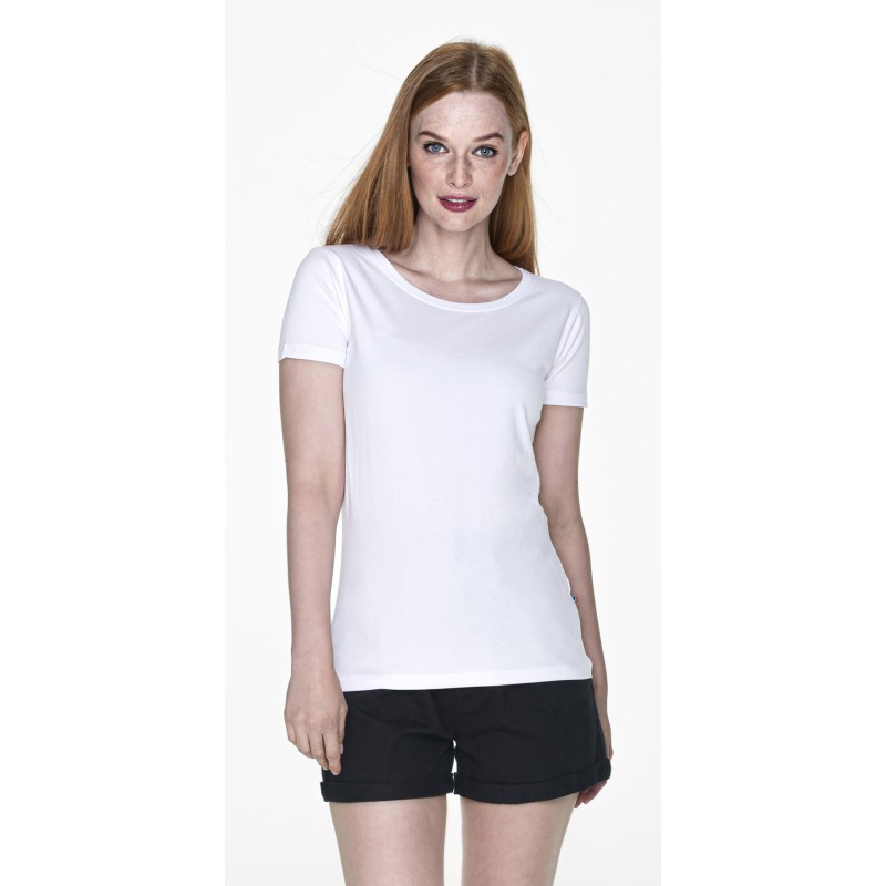 T-shirt Ladies' Slim Light Promostars 21653 95% halbgekämmte Baumwoll, 5% Elastan 180g/m2