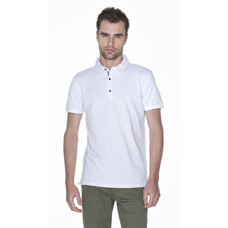 Polo Mars Crimson Cut 42320 95% gekämmte Baumwolle, 5% Elastan 190g/m2