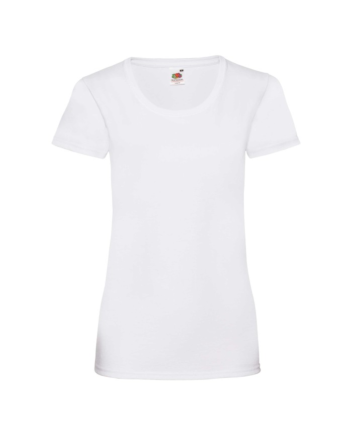 Koszulka LADIES VALUEWEIGHT T  613720 100% bawełna Białe – 160gm/m²