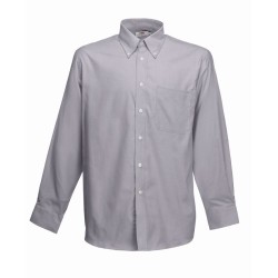Koszula LONG SLEEVE OXFORD SHIRT  651140 70% bawełna, 30% poliester Białe – 130gm/m²