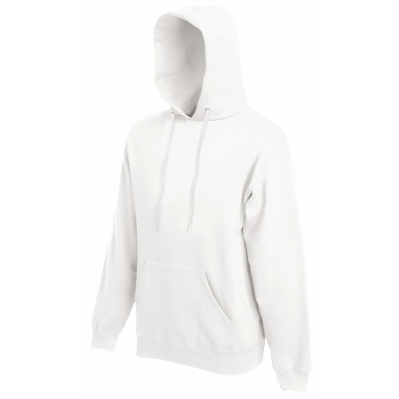 Bluza CLASSIC HOODED SWEAT 622080 80% bawełna, 20% poliester Białe & H/Grey - 260gm/m²