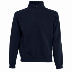Bluza PREMIUM ZIP NECK SWEAT 620320 70% bawełna, 30% poliester Białe & H/Grey - 260gm/m²
