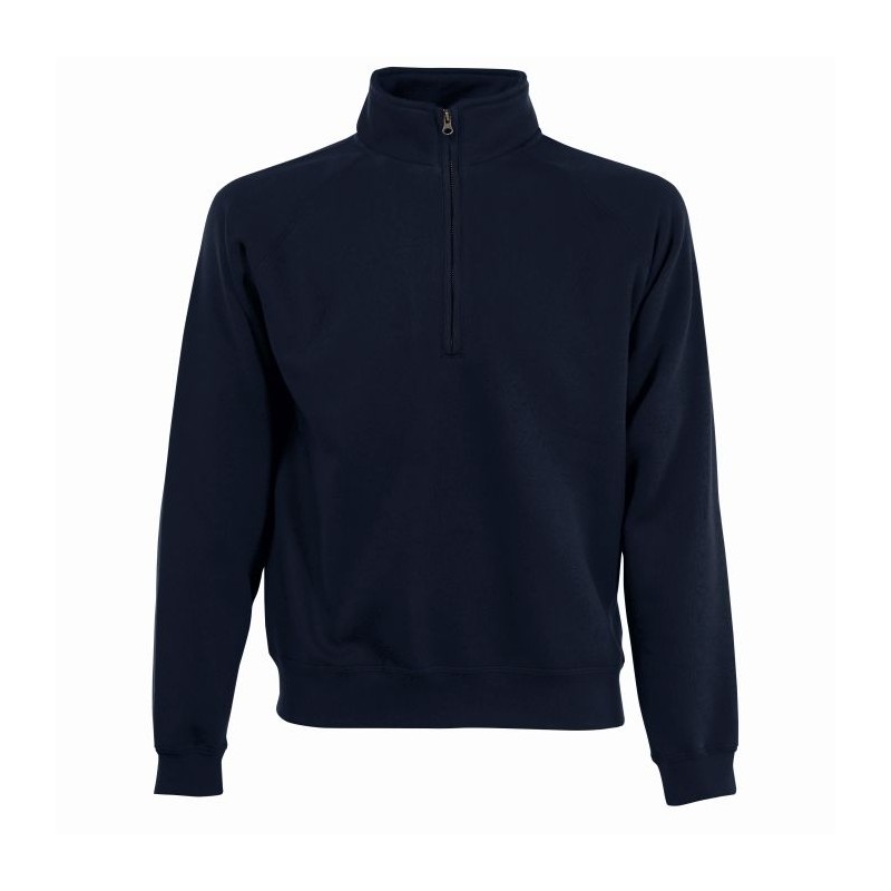 Bluza PREMIUM ZIP NECK SWEAT 620320 70% bawełna, 30% poliester Białe & H/Grey - 260gm/m²