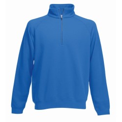 Bluza PREMIUM ZIP NECK SWEAT 620320 70% bawełna, 30% poliester Białe & H/Grey - 260gm/m²