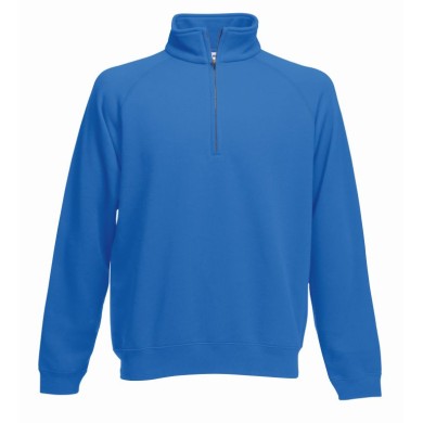 Bluza PREMIUM ZIP NECK SWEAT 620320 70% bawełna, 30% poliester Białe & H/Grey - 260gm/m²