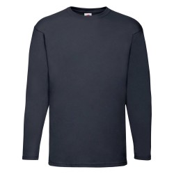 Koszulka VALUEWEIGHT LONG SLEEVE T 610380 100% bawełna Białe – 160gm/m²