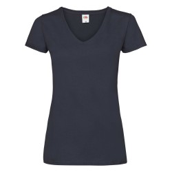 Koszulka LADIES VALUEWEIGHT V-NECK T  613980 100% bawełna Białe – 160gm/m²