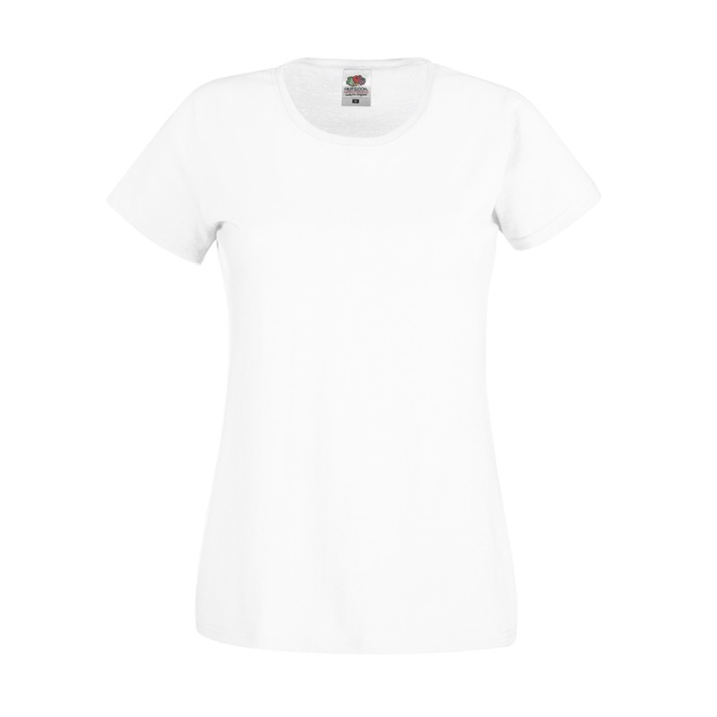 Koszulka LADIES ORIGINAL T  614200 100% bawełna Białe – 140gm/m²
