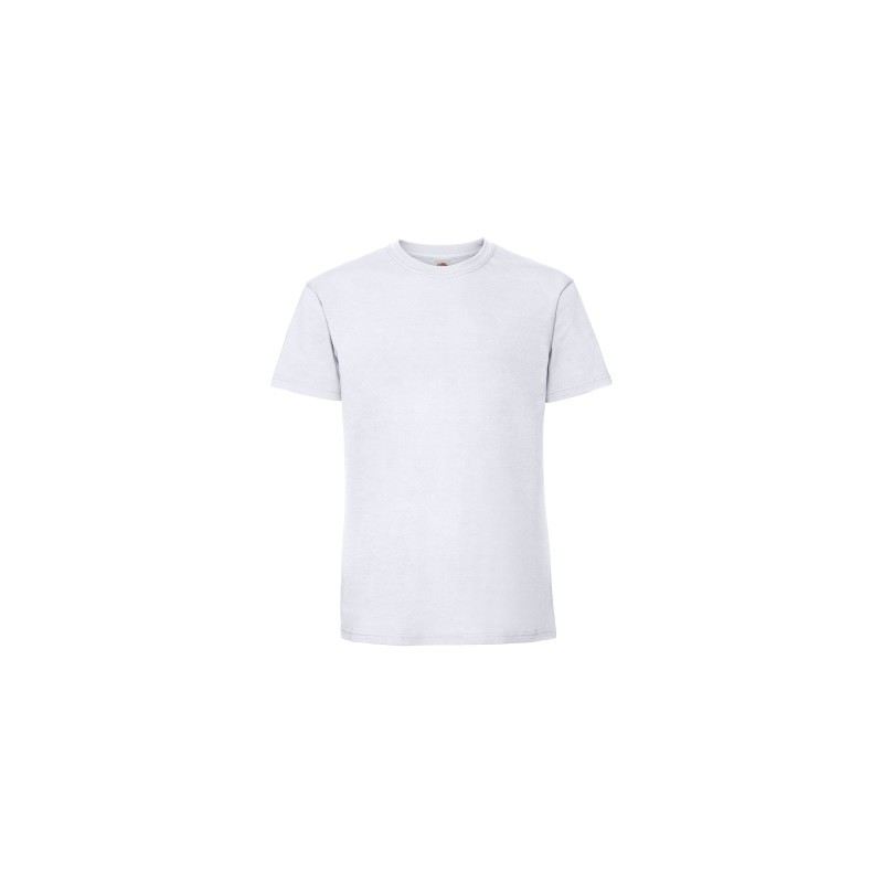 Koszulka PREMIUM RINGSPUN T 614220 100% bawełna Białe – 190gm/m²
