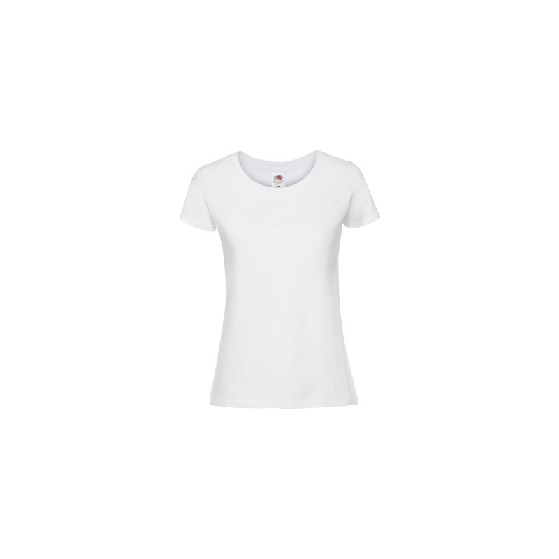 T-shirt LADIES PREMIUM RINGSPUN T 614240 100% Baumwolle Weiß - 190gm/m²
