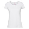 T-shirt LADIES PREMIUM RINGSPUN T 614240 100% Baumwolle Weiß - 190gm/m²