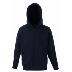 Bluza KIDS PREMIUM HOODED SWEAT JACKET  620350 70% bawełna, 30% poliester H/Grey - 260gm/m²