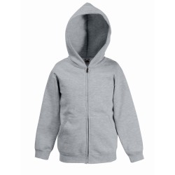 Bluza KIDS PREMIUM HOODED SWEAT JACKET  620350 70% bawełna, 30% poliester H/Grey - 260gm/m²