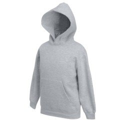 Sweatshirt KIDS PREMIUM HOODED SWEAT  620370 70% Baumwolle, 30% Polyester Weiß & graumeliert - 260gm/m²