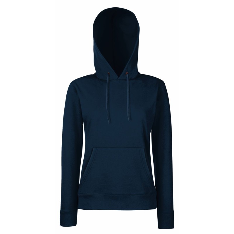 Sweatshirt LADIES CLASSIC HOODED SWEAT  620380 80% Baumwolle, 20% Polyester Weiß & graumeliert - 260gm/m²