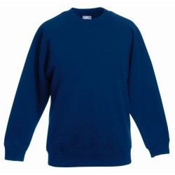 Bluza KIDS CLASSIC RAGLAN SWEAT  620390 80% bawełna, 20% poliester H/Grey - 260gm/m²