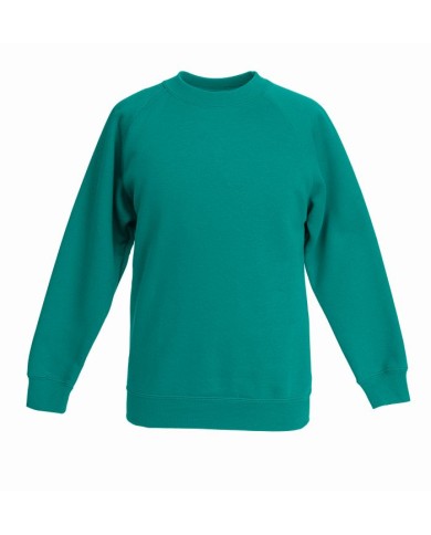 Bluza KIDS CLASSIC RAGLAN SWEAT  620390 80% bawełna, 20% poliester H/Grey - 260gm/m²