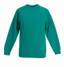 Bluza KIDS CLASSIC RAGLAN SWEAT  620390 80% bawełna, 20% poliester H/Grey - 260gm/m²