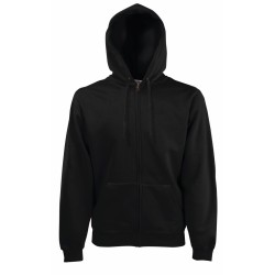 Bluza CLASSIC HOODED SWEAT JACKET 620620 80% bawełna, 20% poliester Białe & H/Grey - 260gm/m²