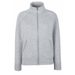 Bluza LADIES PREMIUM SWEAT JACKET  621160 70% bawełna, 30% poliester Białe & H/Grey - 260gm/m²