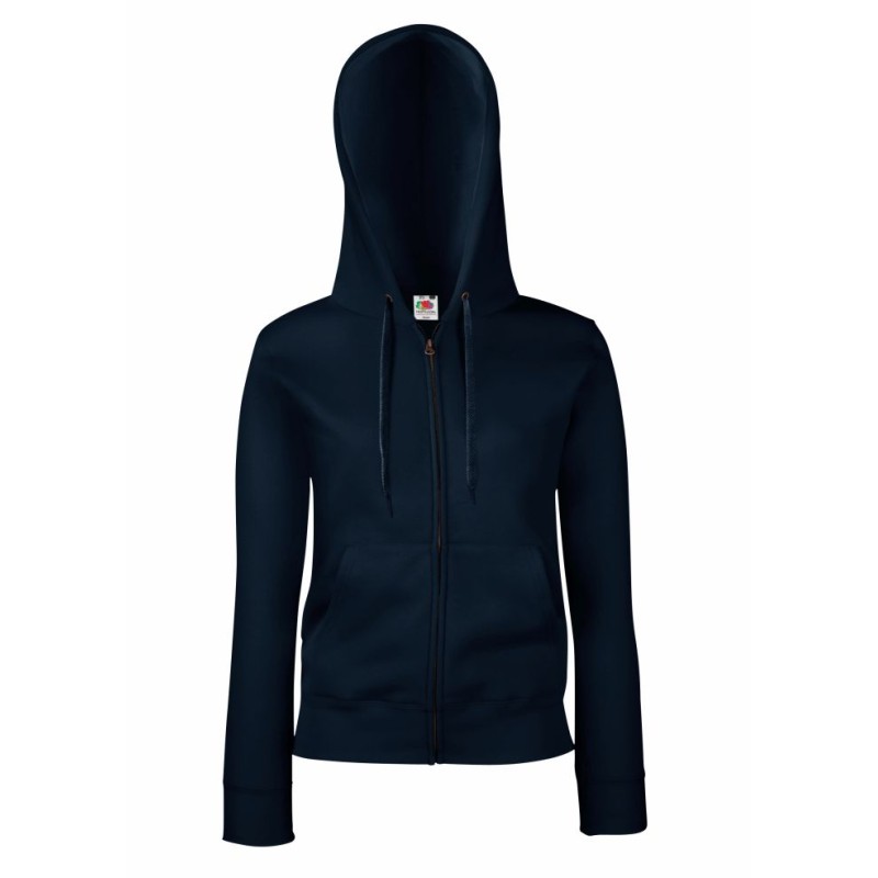 Bluza LADIES PREMIUM HOODED SWEAT JACKET  621180 70% bawełna, 30% poliester Białe & H/Grey - 260gm/m²
