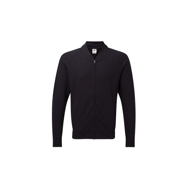 Bluza LIGHTWEIGHT BASEBALL SWEAT JACKET 621620 80% bawełna, 20% poliester 240gm/m²