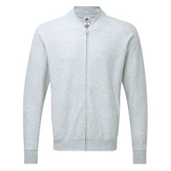 Bluza LIGHTWEIGHT BASEBALL SWEAT JACKET 621620 80% bawełna, 20% poliester 240gm/m²
