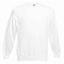 Bluza CLASSIC SET-IN SWEAT 622020 80% bawełna, 20% poliester Białe & H/Grey - 260gm/m²