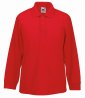 Polo KIDS 65/35 LONG SLEEVE POLO  632010 Pflegeleichte Garnmischung aus 65% Polyester, 35% Baumwolle Weiß - 170gm/m²