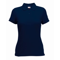 Polo LADIES 65/35 POLO  632120 Easy care 65% poliester, 35% bawełna Białe – 170gm/m²