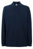 Polo PREMIUM LONG SLEEVE POLO 633100 100% Baumwolle Weiß - 170gm/m²