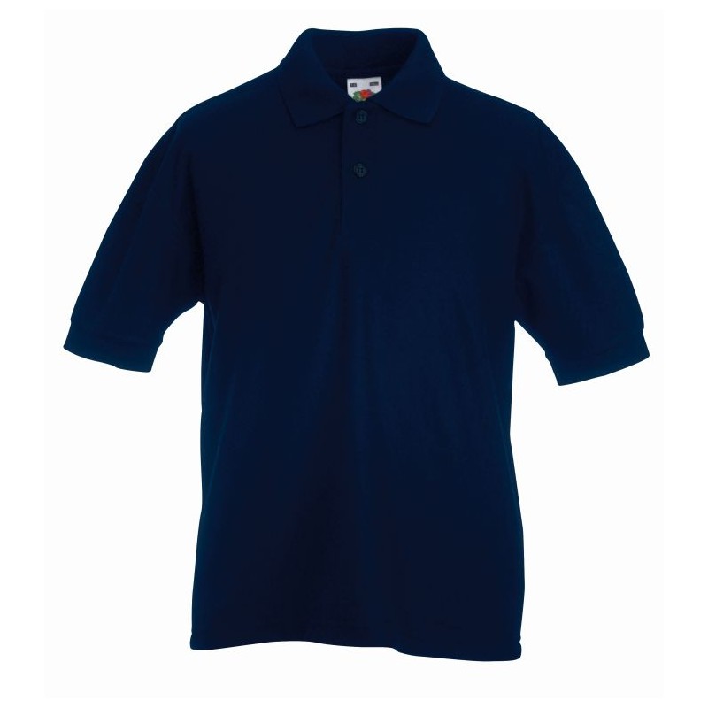 Polo KIDS 65/35 POLO  634170 Easy care 65% polyester, 35% cotton White – 170gm/m²