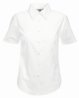 Koszula LADIES SHORT SLEEVE OXFORD SHIRT  650000 70% bawełna, 30% poliester Białe – 130gm/m²