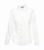 Hemd LADIES LONG SLEEVE OXFORD SHIRT  650020 70% Baumwolle, 30% Polyester Weiß - 130gm/m²