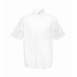 Koszula SHORT SHIRT OXFORD SHIRT  651120 70% bawełna, 30% poliester Białe – 130gm/m²