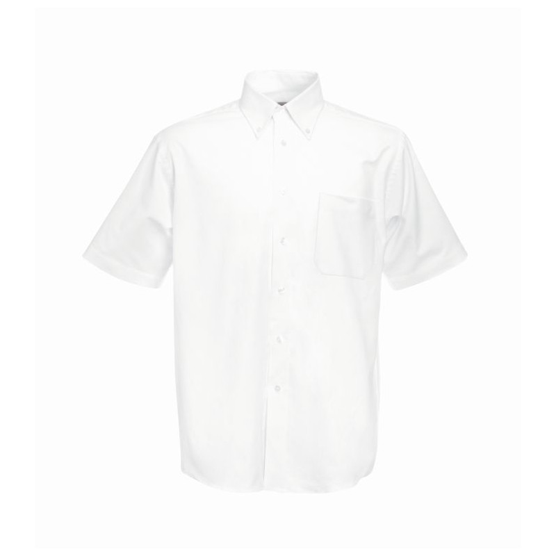 Hemd SHORT SHIRT OXFORD SHIRT  651120 70% Baumwolle, 30% Polyester Weiß - 130gm/m²