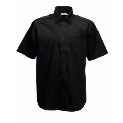 Koszula SHORT SLEEVE POPLIN SHIRT  651160 55% bawełna, 45% poliester Białe – 115gm/m²
