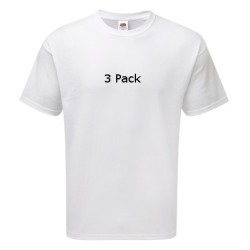 FRUIT UNDERWEAR T 3 PACK 670823 100% bawełna Białe - 140/m²