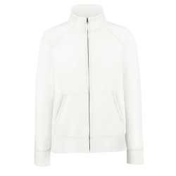 Bluza LADIES PREMIUM SWEAT JACKET  621160 70% bawełna, 30% poliester Białe & H/Grey - 260gm/m²