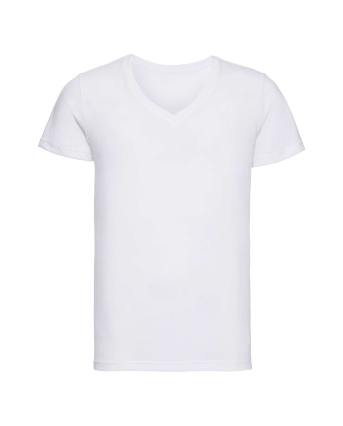 Herren HD T -  V-Ausschnitt R166M 65% Polyester; 35% Baumwolle  Farben 160g/m; Weiß 155g/m