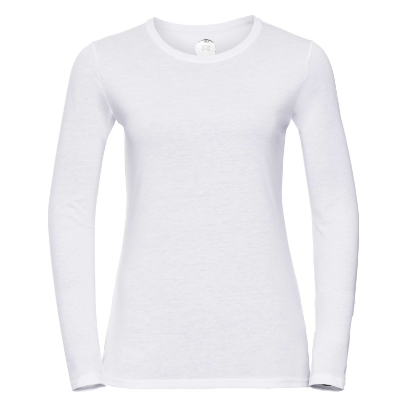 Damen HD T - Langarm R167F 65% Polyester; 35% Baumwolle  Farben 160g/m; Weiß 155g/m