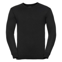 Męski pulower z dzianiny z dekoltem I typo V R710M 50% bawełna; 50% akryl CottonBlend 275g/m