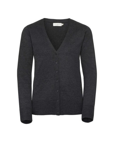 Damski cardigan z dekoltem typo V R715F 50% bawełna; 50% akryl CottonBlend 275g/m
