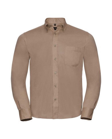 Męska, klasyczna koszula Twill z długim rękawem R916M 100% bawełna twill 130g/m