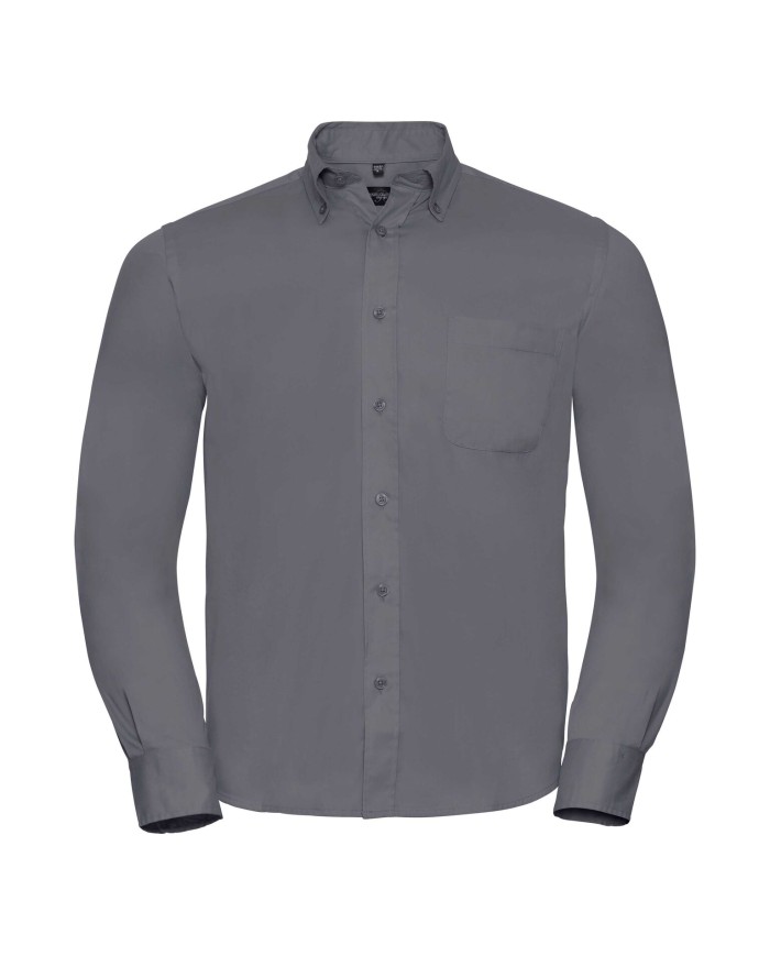 Men's Long Sleeve Classic Twill Shirt R916M 100% cotton twill 130g/m
