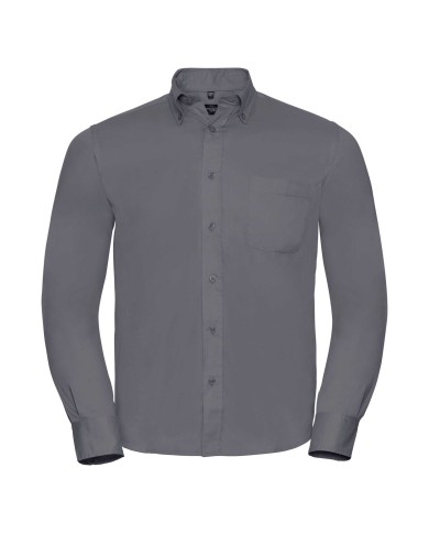 Męska, klasyczna koszula Twill z długim rękawem R916M 100% bawełna twill 130g/m